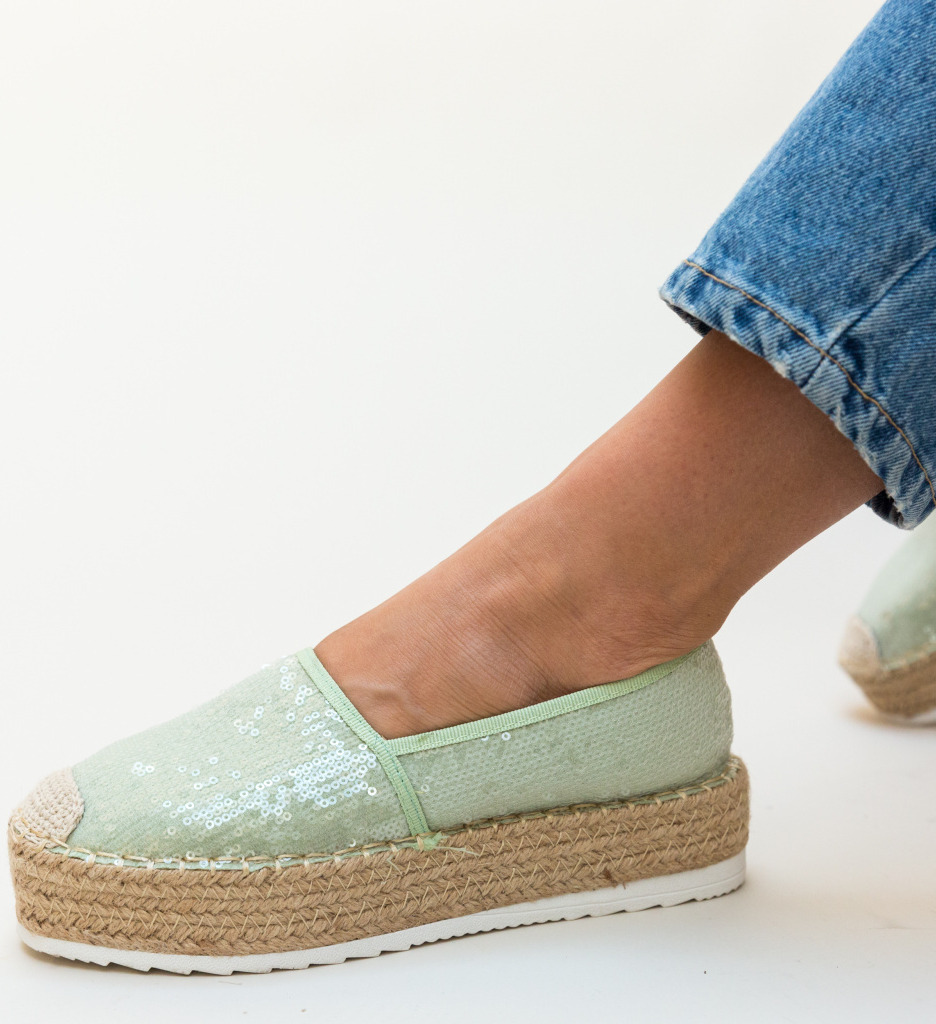 Espadrile Kavan Verzi - 1 | YEO