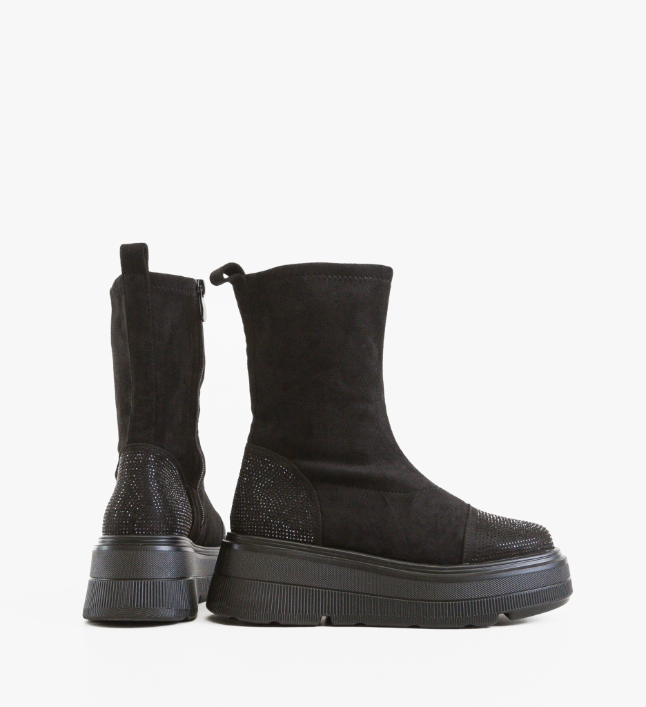 Ghete dama Boomer Negre 2 - 4 | YEO