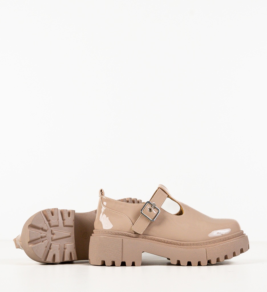 Pantofi Casual Bernie Nude - 3 | YEO