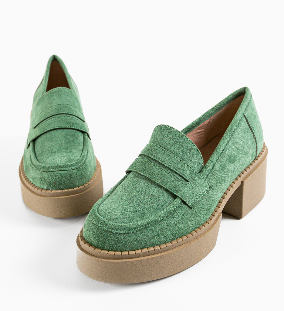 Pantofi Casual dama Atein Verde - 5 | YEO