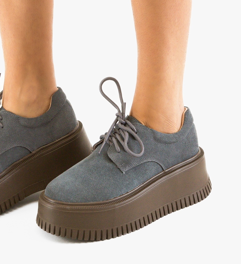 Pantofi casual dama Benve Gri - 5 | YEO