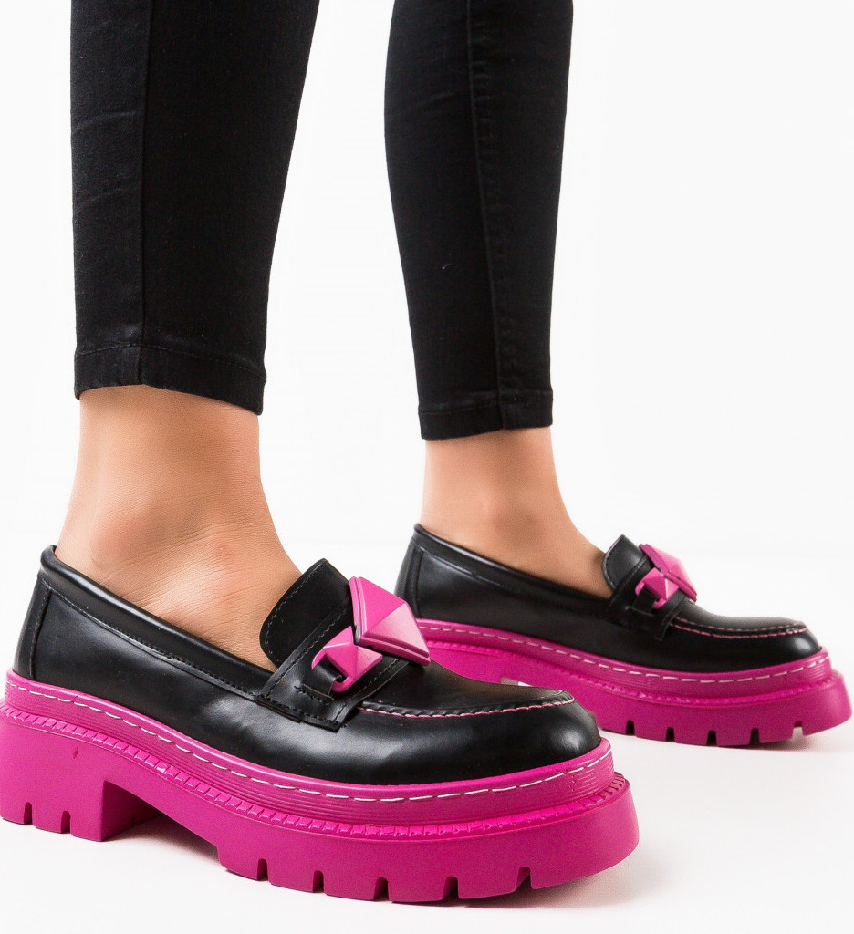 Pantofi Casual dama Doidiane Fuchsia - 1 | YEO