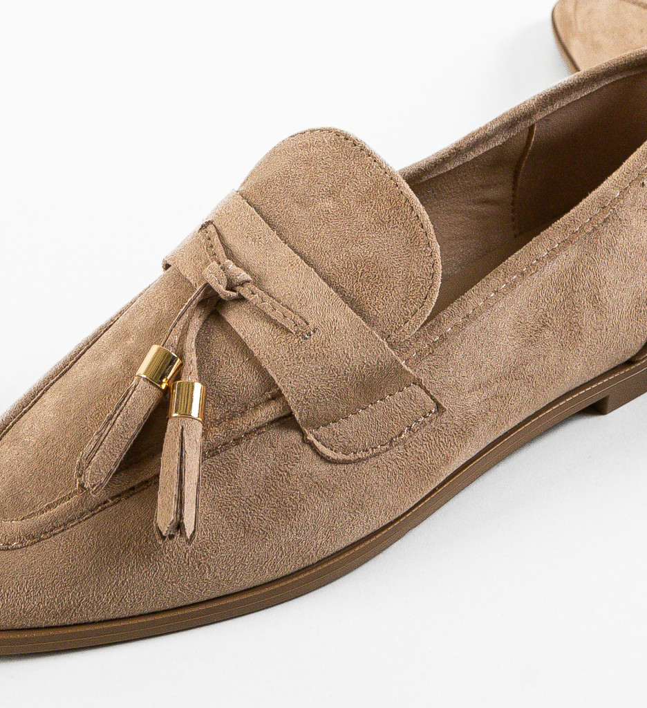 Poze Pantofi Casual dama Lusintia Bej depurtat.ro 