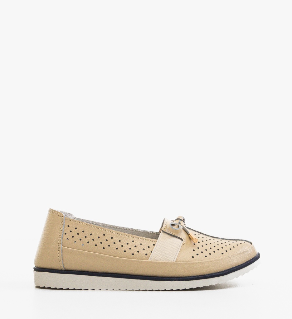 Pantofi Casual dama Niko Bej - 2 | YEO