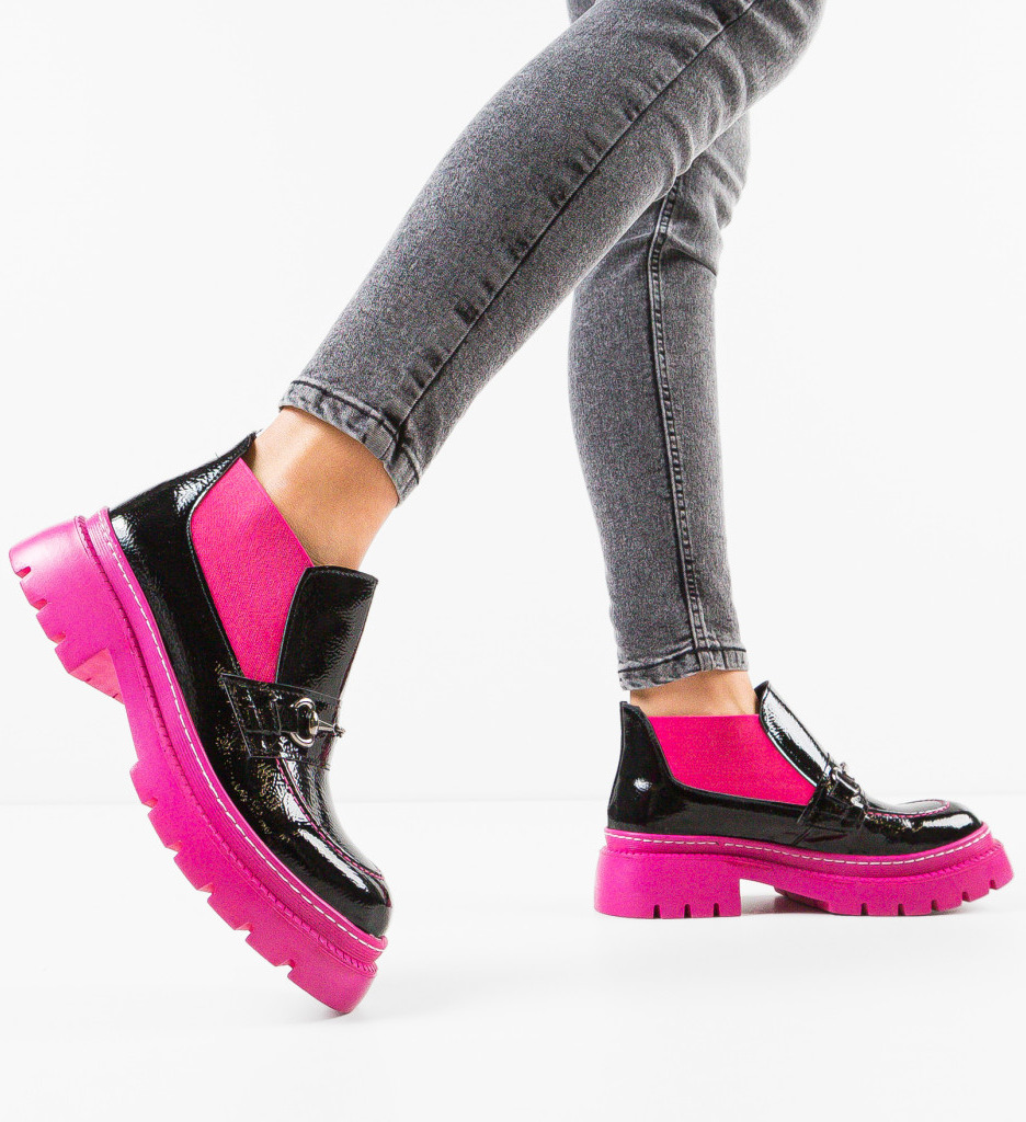 Pantofi Casual dama Soga Fuchsia - 1 | YEO