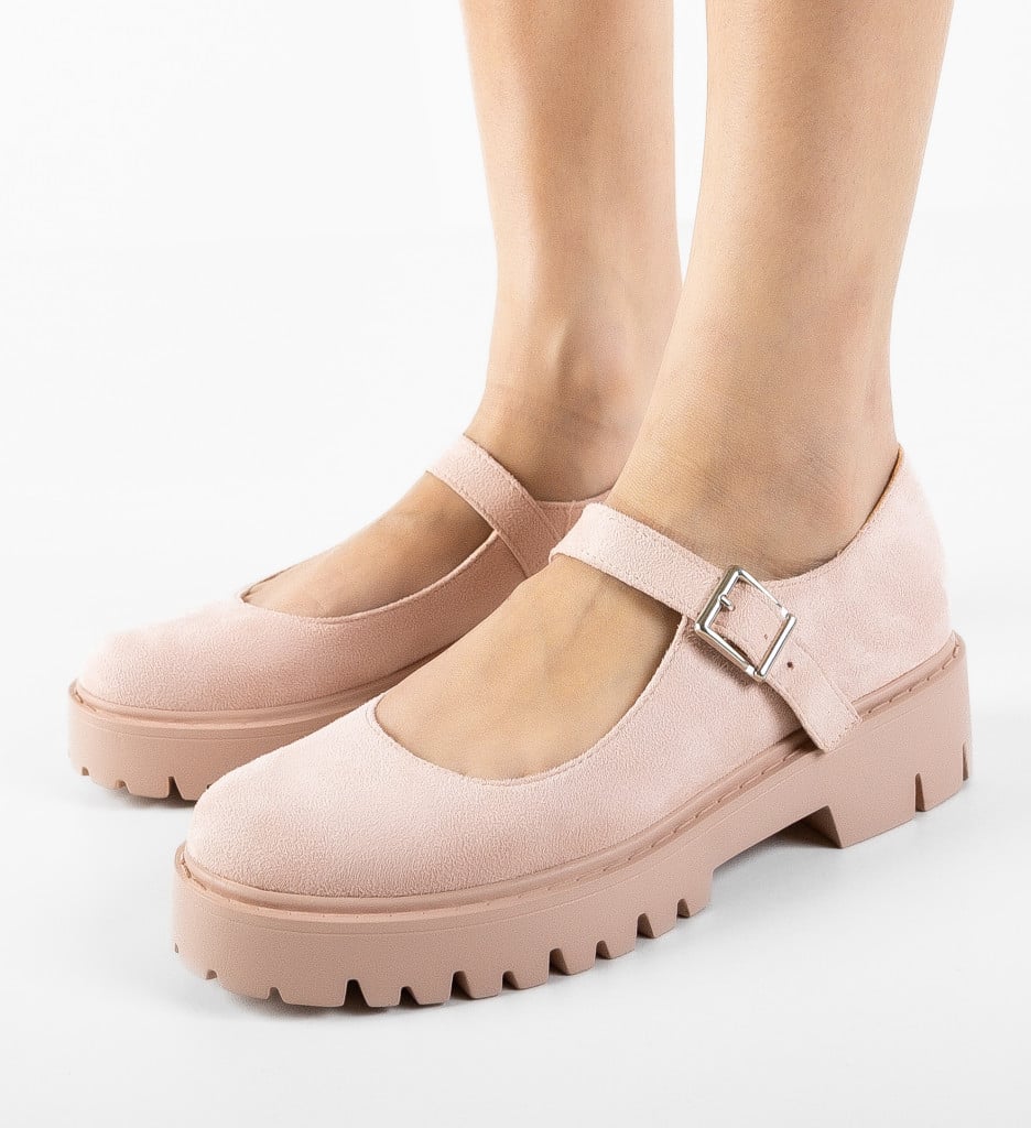 Pantofi casual dama Tiber Roz - 2 | YEO