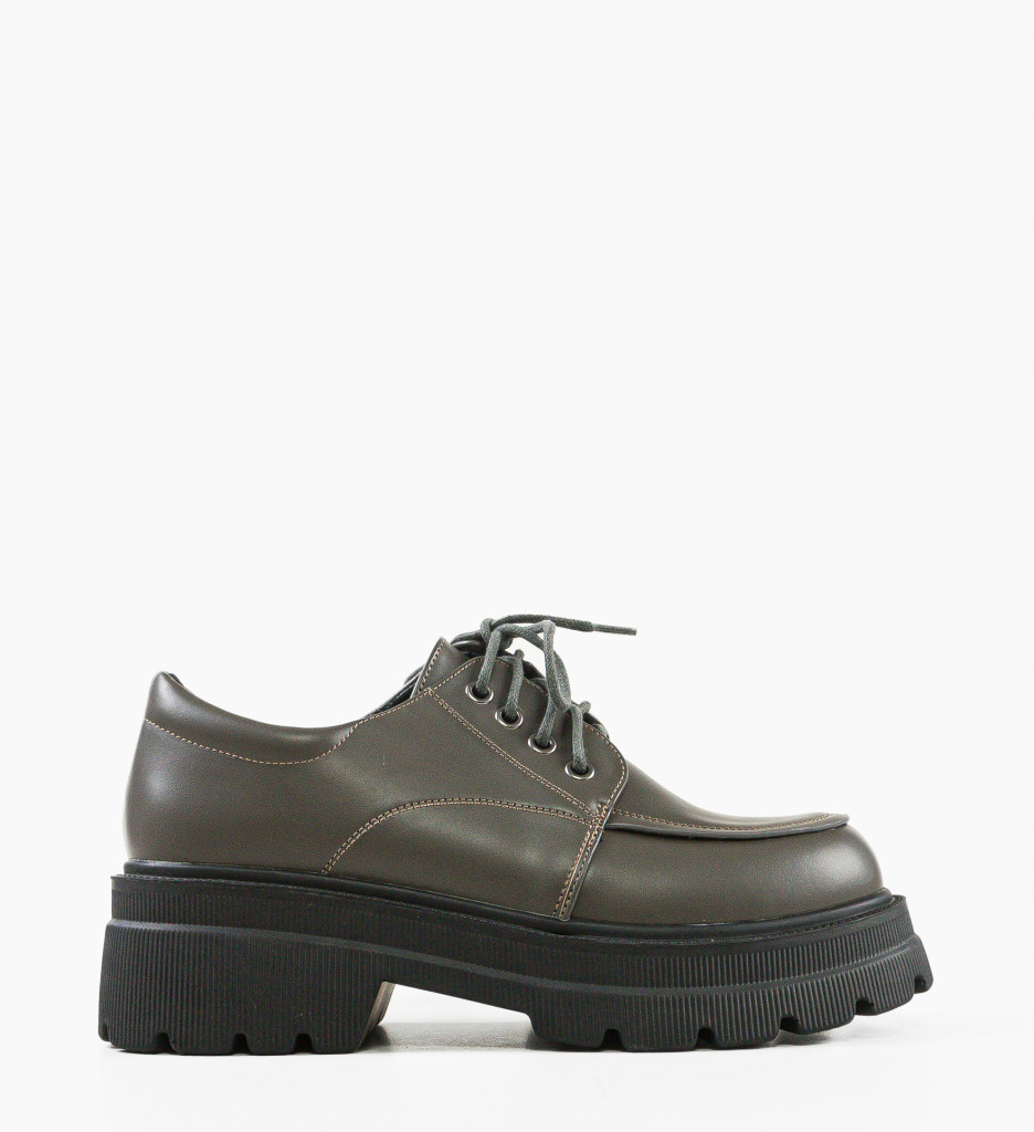 Pantofi Casual Flynn Verzi - 3 | YEO