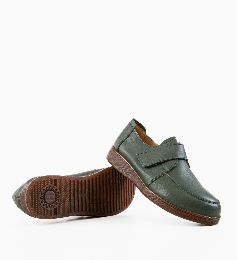 Pantofi Casual Grig Verzi - 5 | YEO