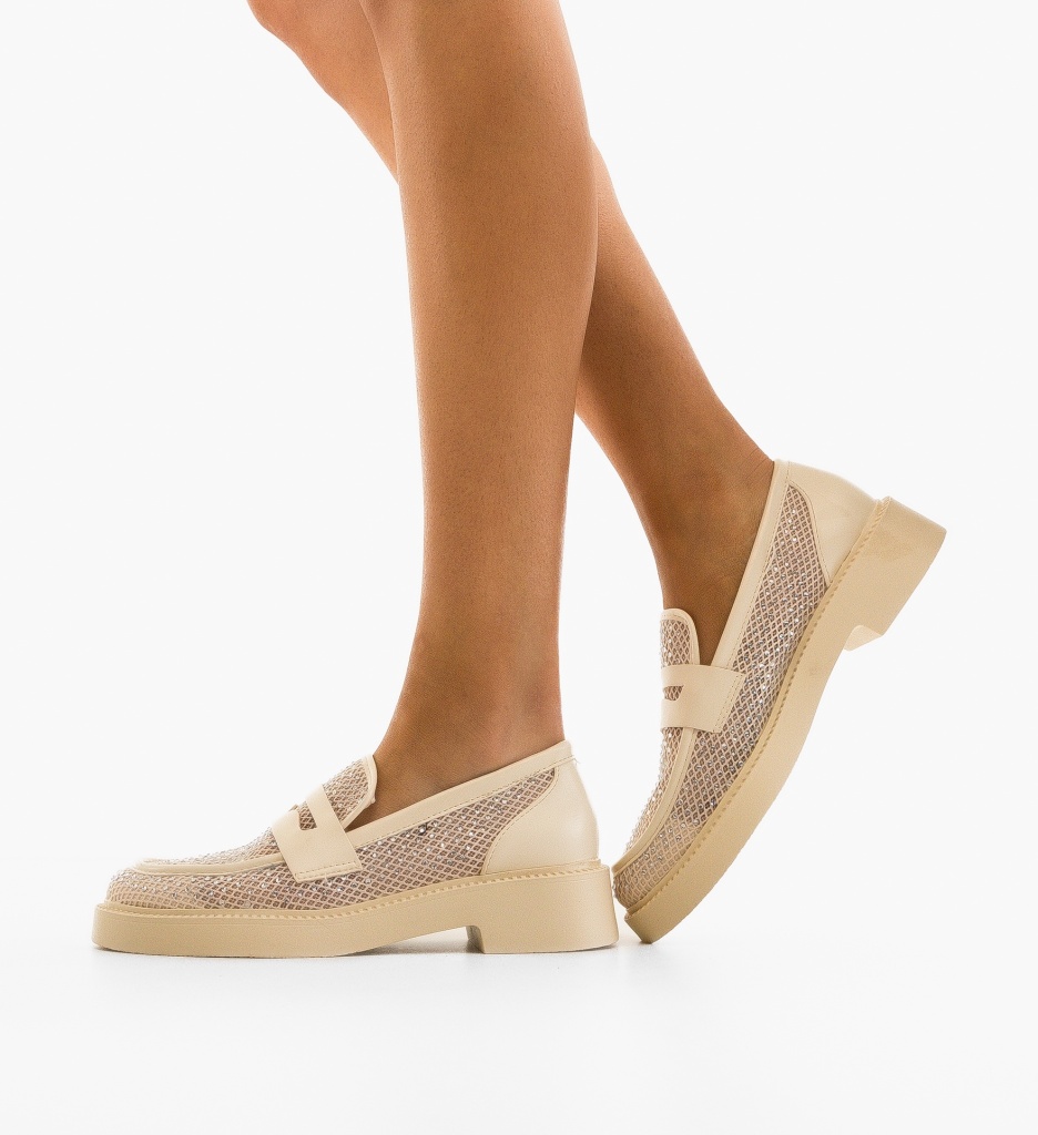 Pantofi casual Hoffm Bej - 1 | YEO