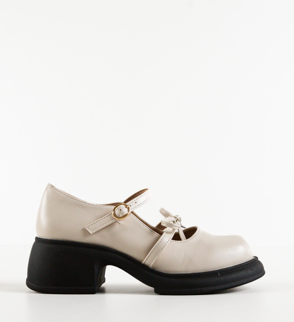 Pantofi Casual Hollis Bej - 3 | YEO