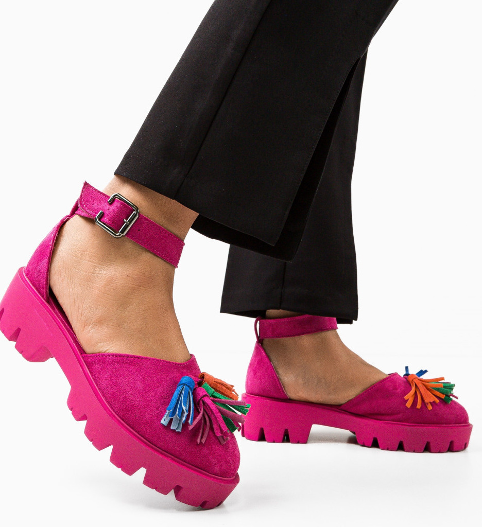 Pantofi Casual Jaila Fuchsia - 1 | YEO