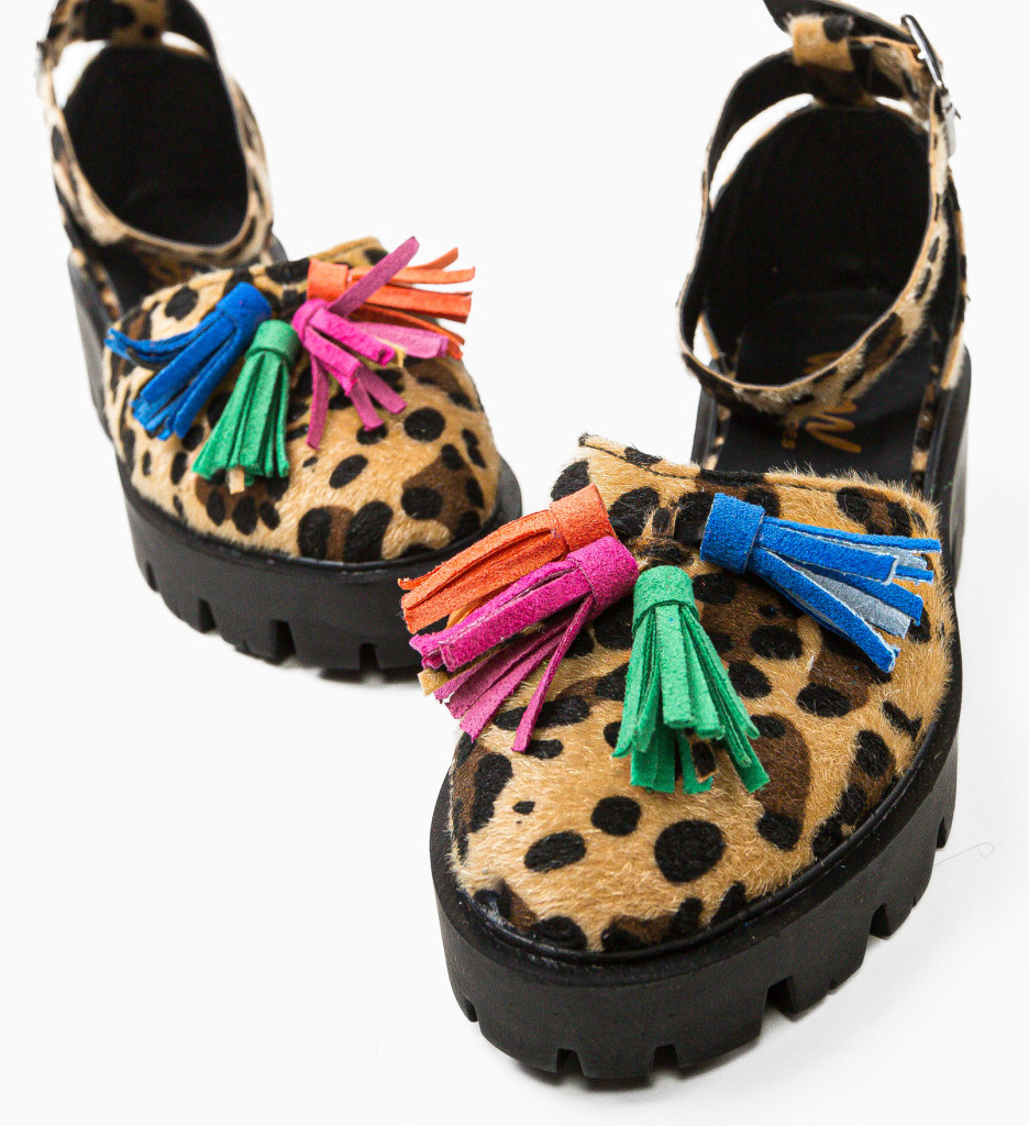 Pantofi Casual Jaila Print - 5 | YEO