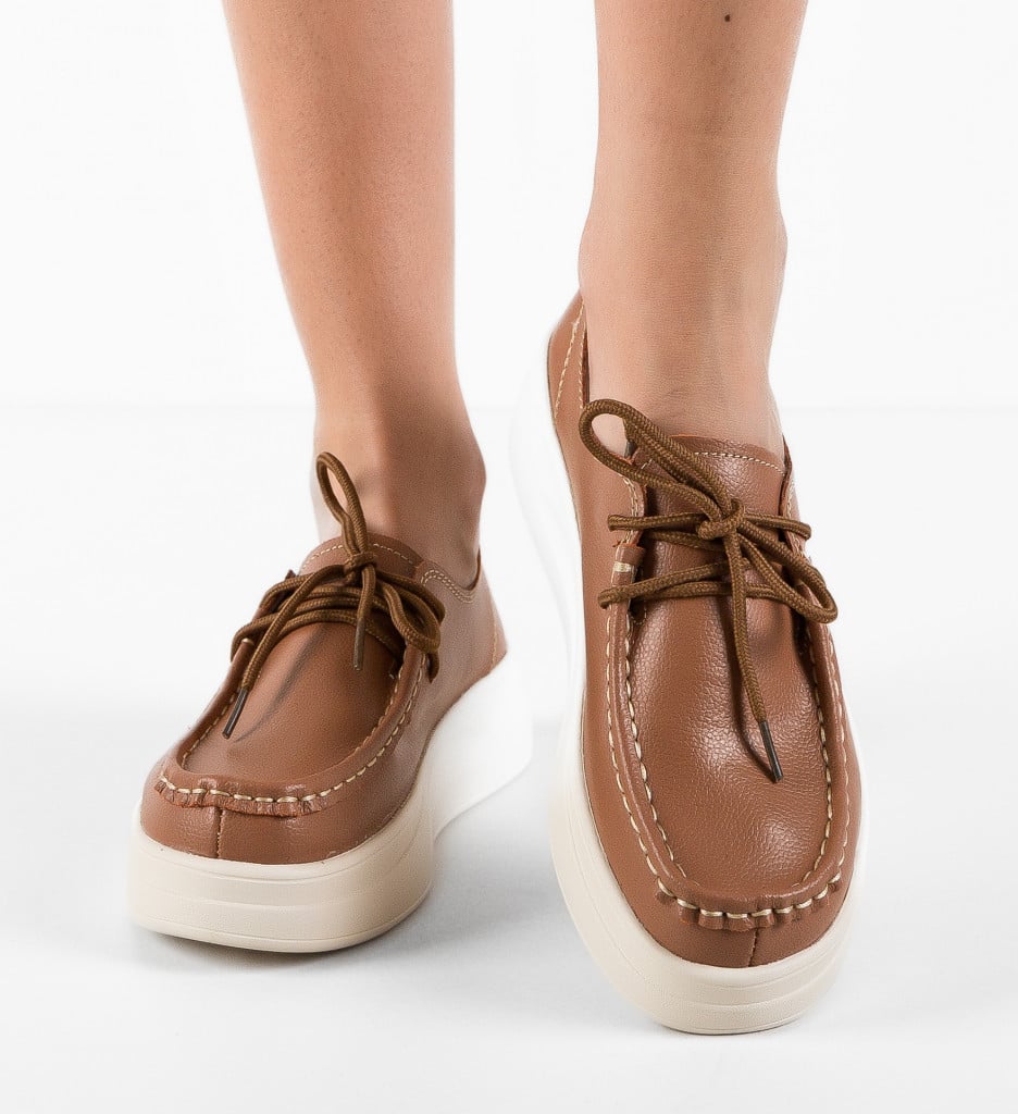 Pantofi Casual Jange Camel - 3 | YEO