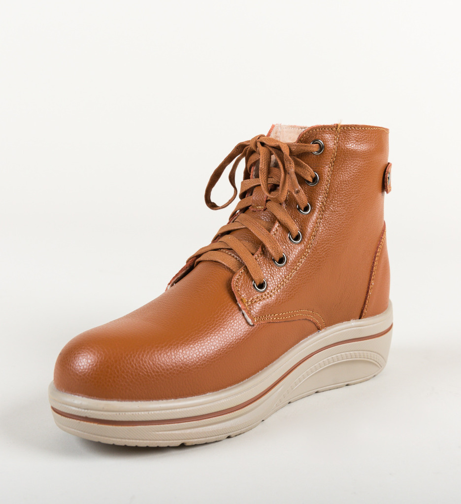 Pantofi Casual Lakiob Camel - 3 | YEO