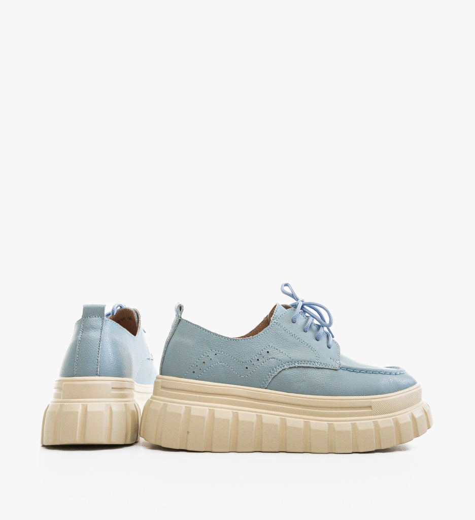 Pantofi Casual Loprem Albastri - 5 | YEO