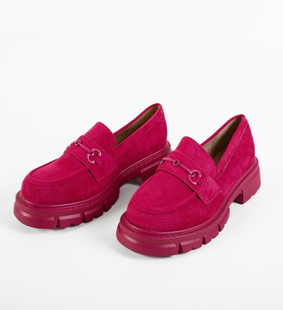 Pantofi Casual Luzia Fuchsia - 5 | YEO