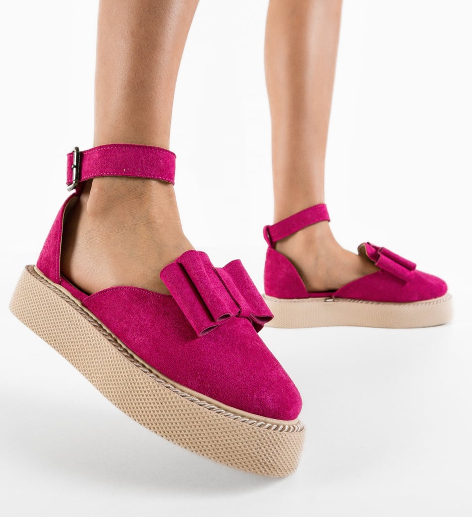 Pantofi Casual Marbo Fuchsia - 2 | YEO