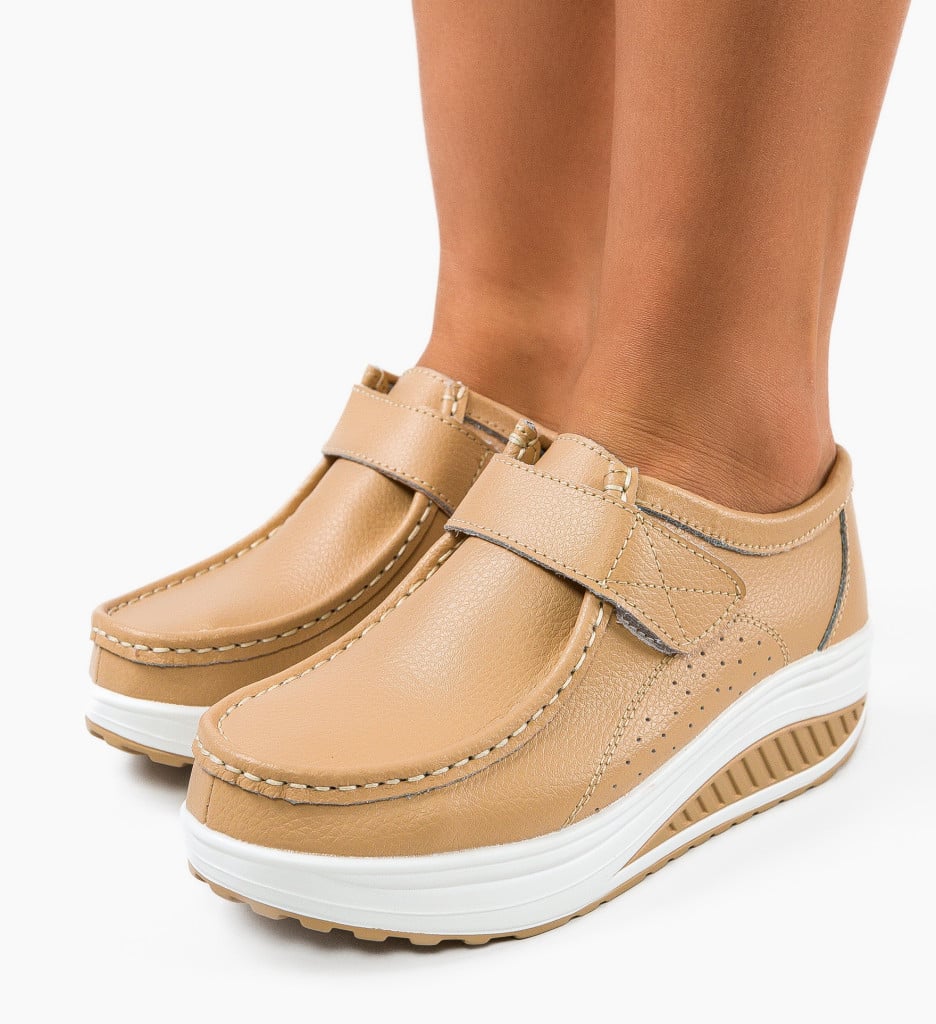 Pantofi Casual Marko Camel - 2 | YEO