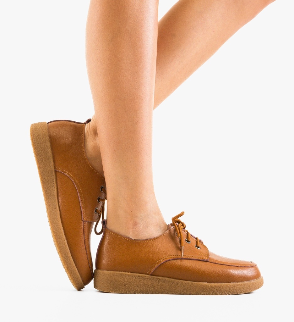 Pantofi Casual Maye Camel - 5 | YEO