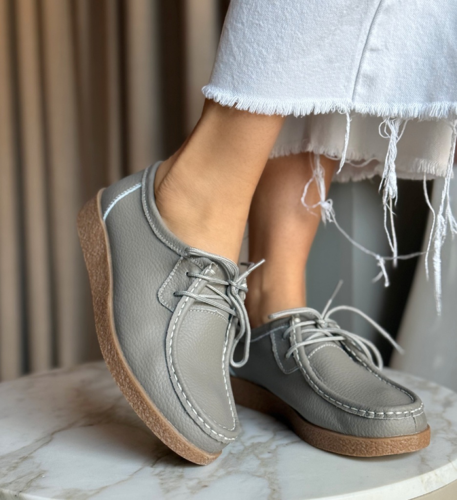 Pantofi Casual Niko Gri - 1 | YEO