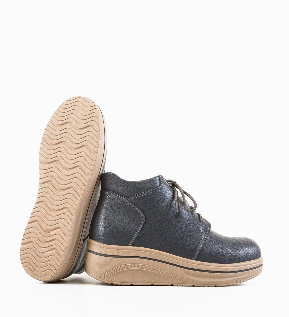 Pantofi Casual Palerma Gri - 5 | YEO