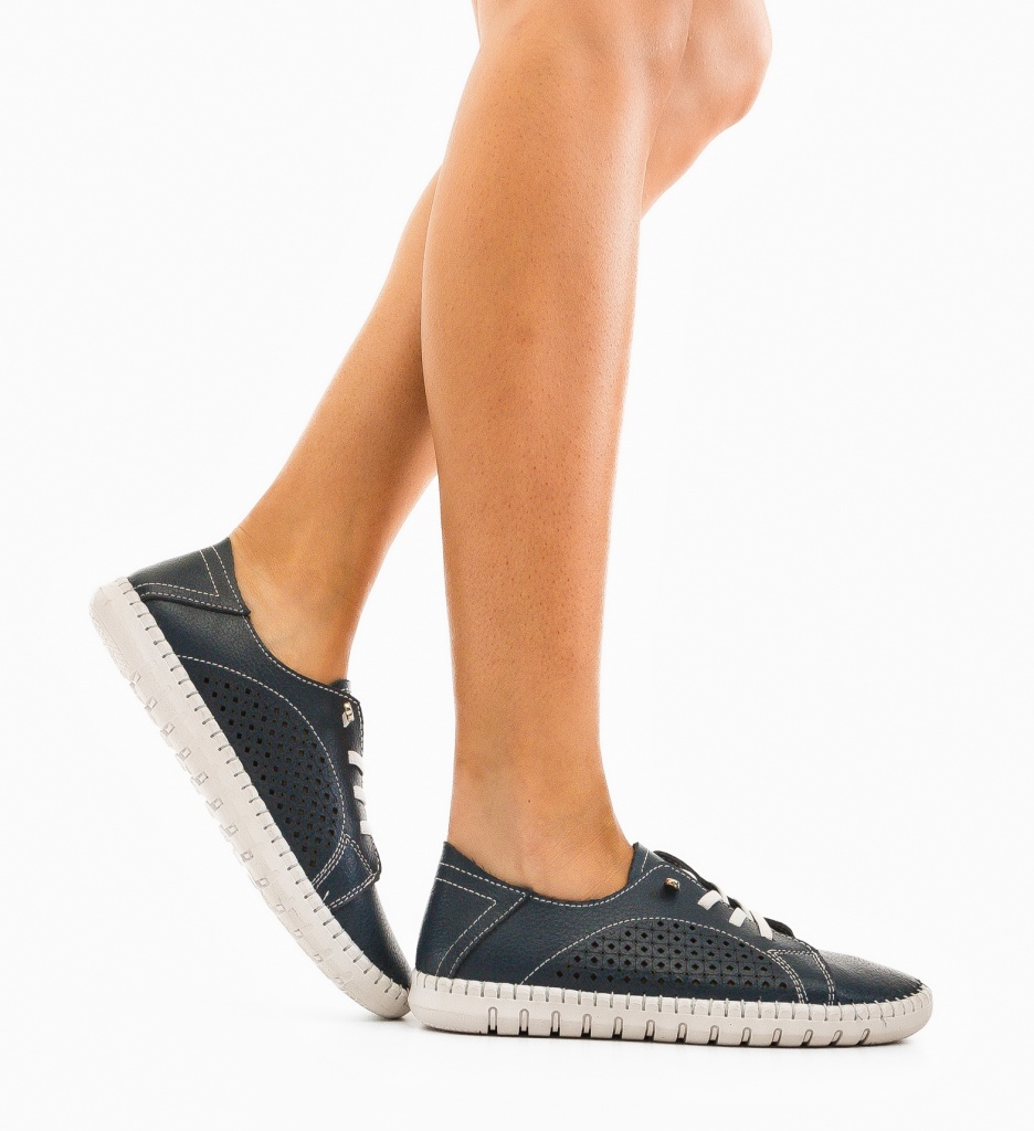 Pantofi Casual Rahima Bleumarin - 1 | YEO