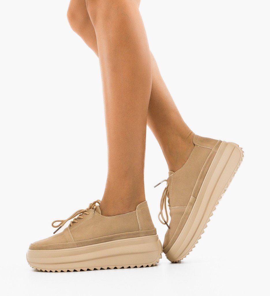 Pantofi Casual Reprale Bej - 2 | YEO