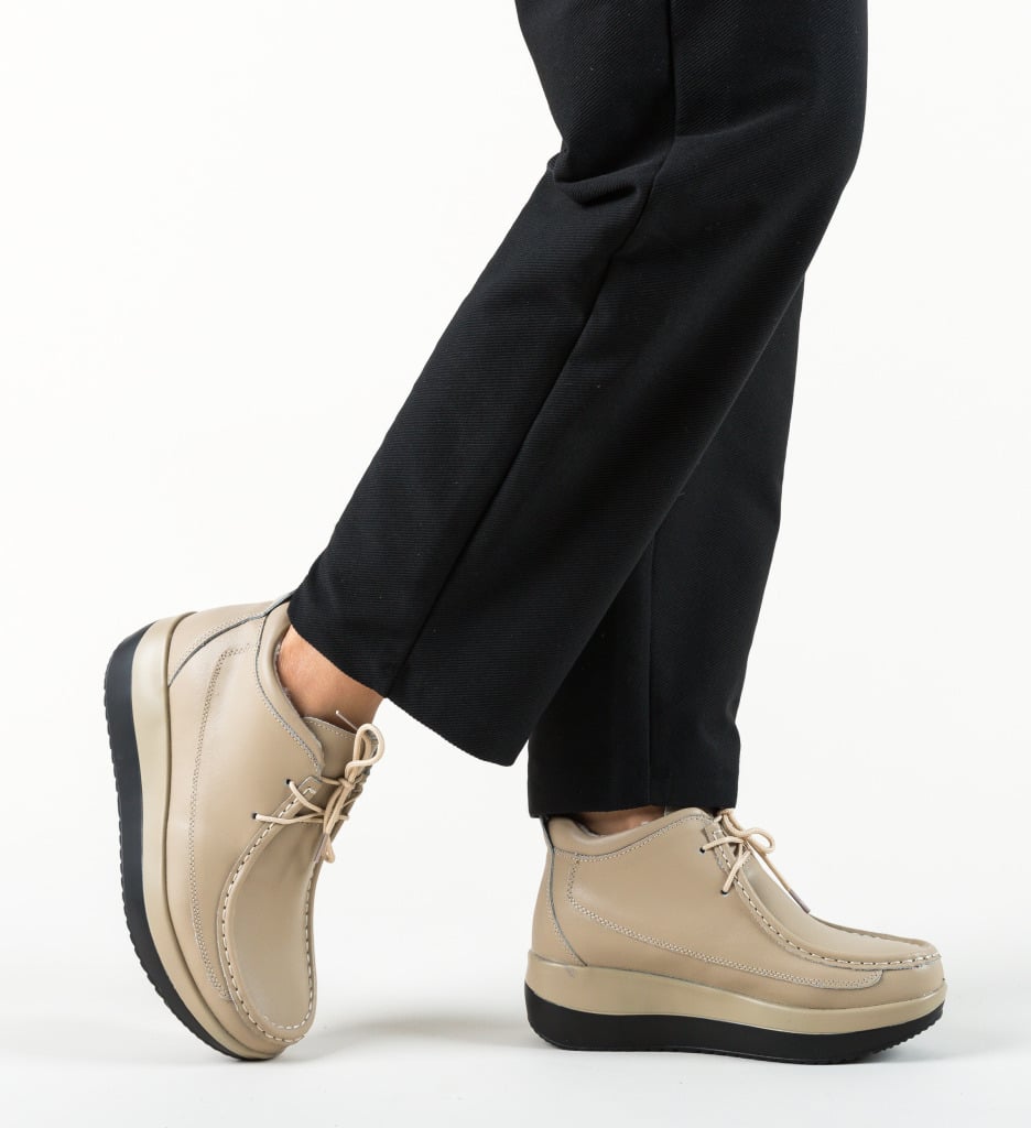 Pantofi Casual Ryhko Bej - 1 | YEO