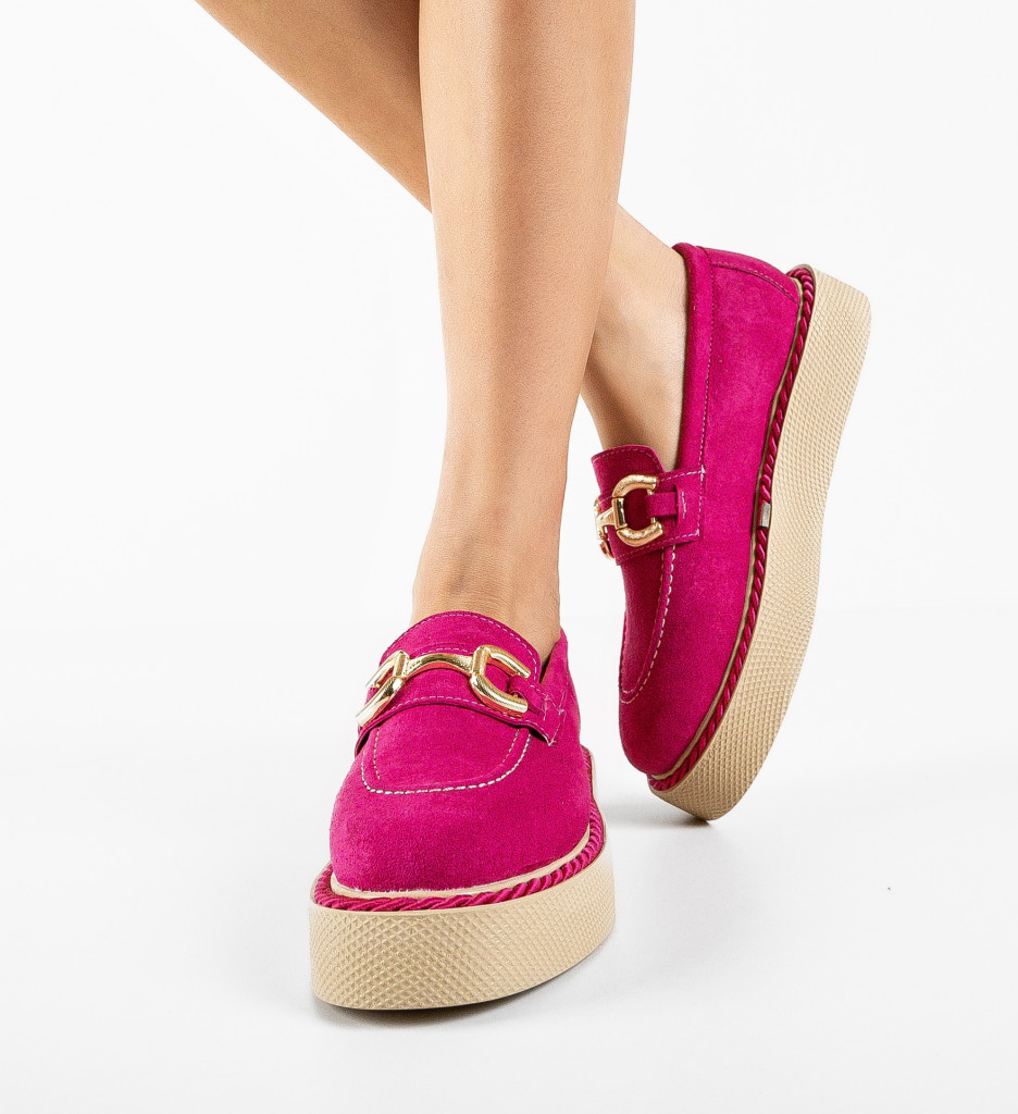 Pantofi Casual Selvie Fuchsia - 1 | YEO