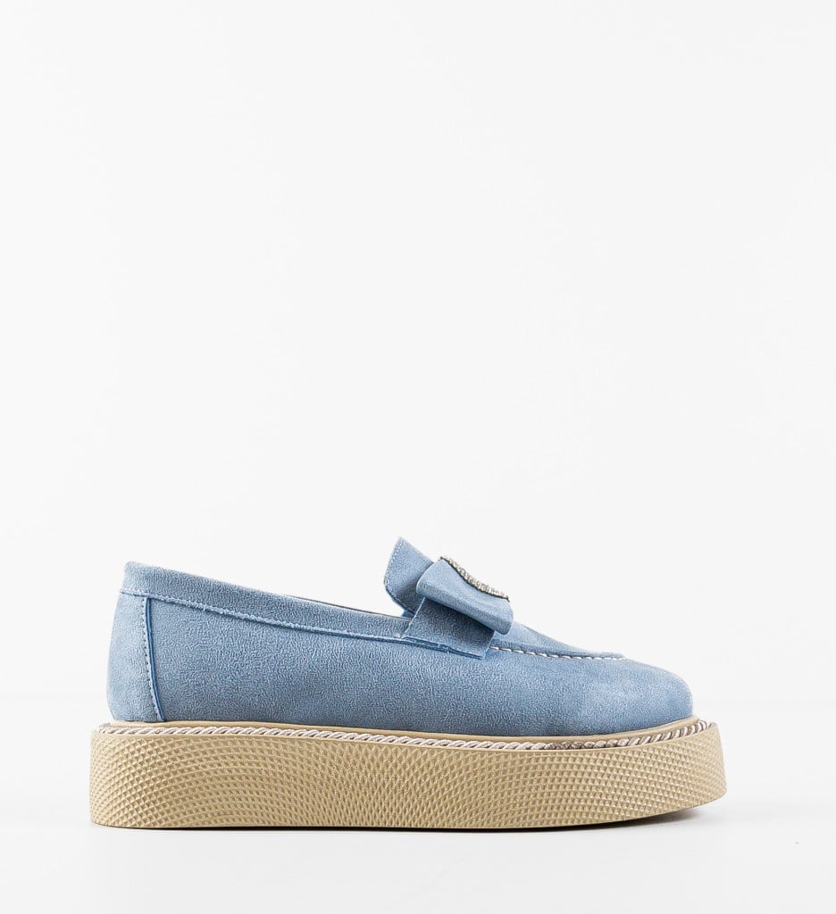 Pantofi Casual Sofia Albastri - 3 | YEO