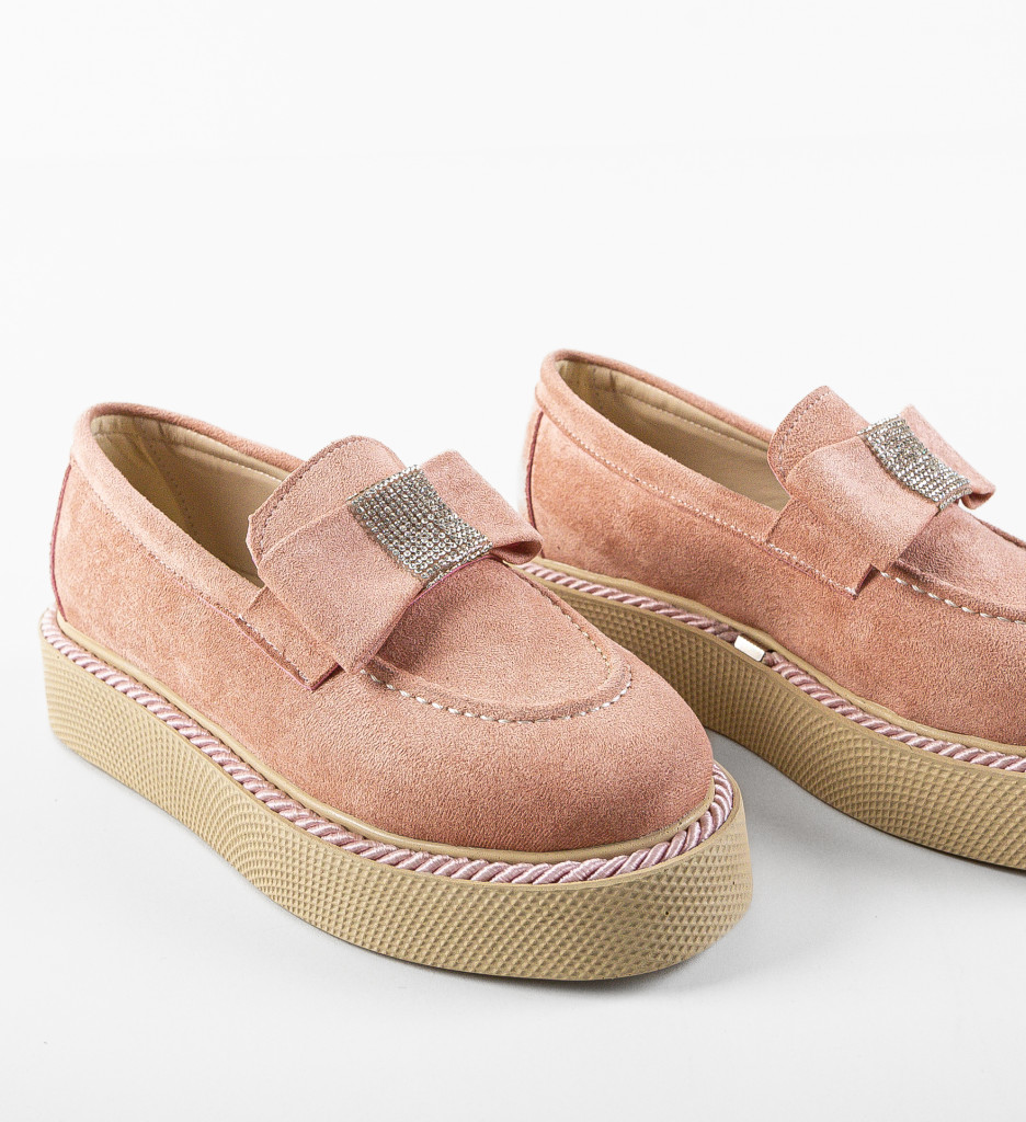 Poze Pantofi Casual Sofia Roz DePurtat