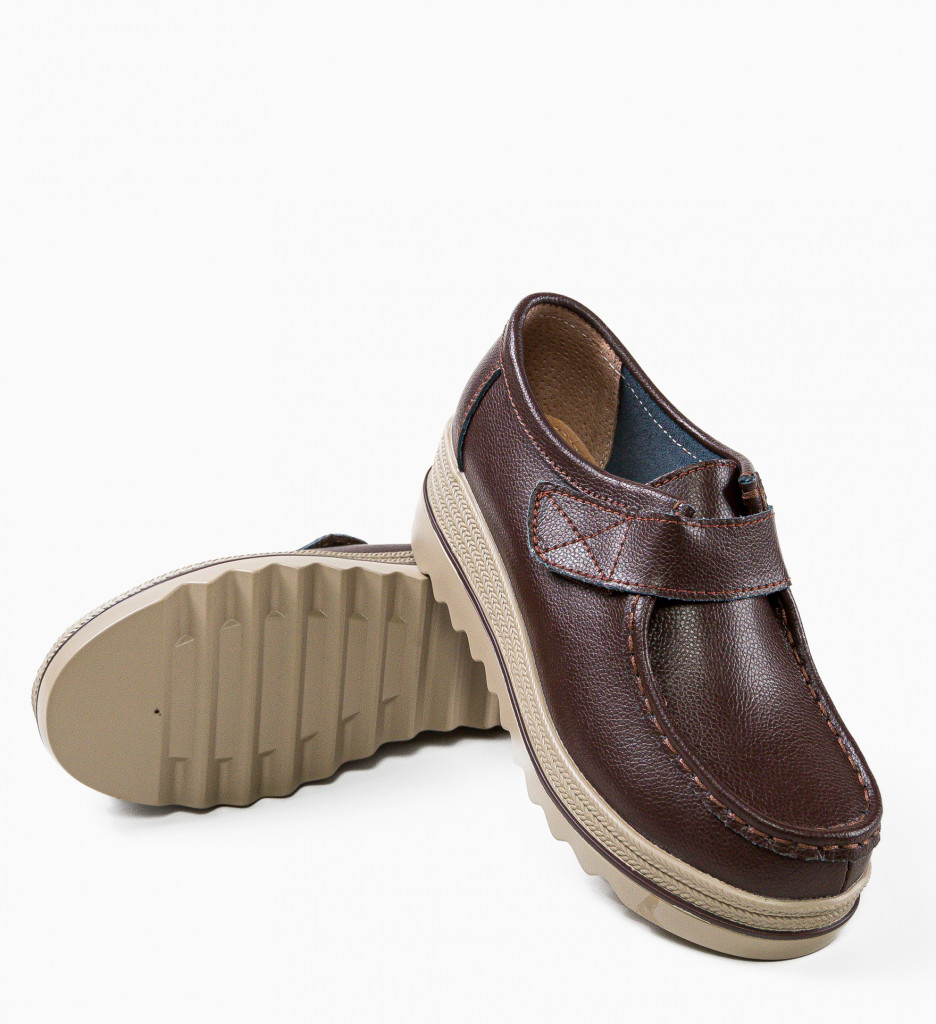 Pantofi Casual Straif Maro - 5 | YEO