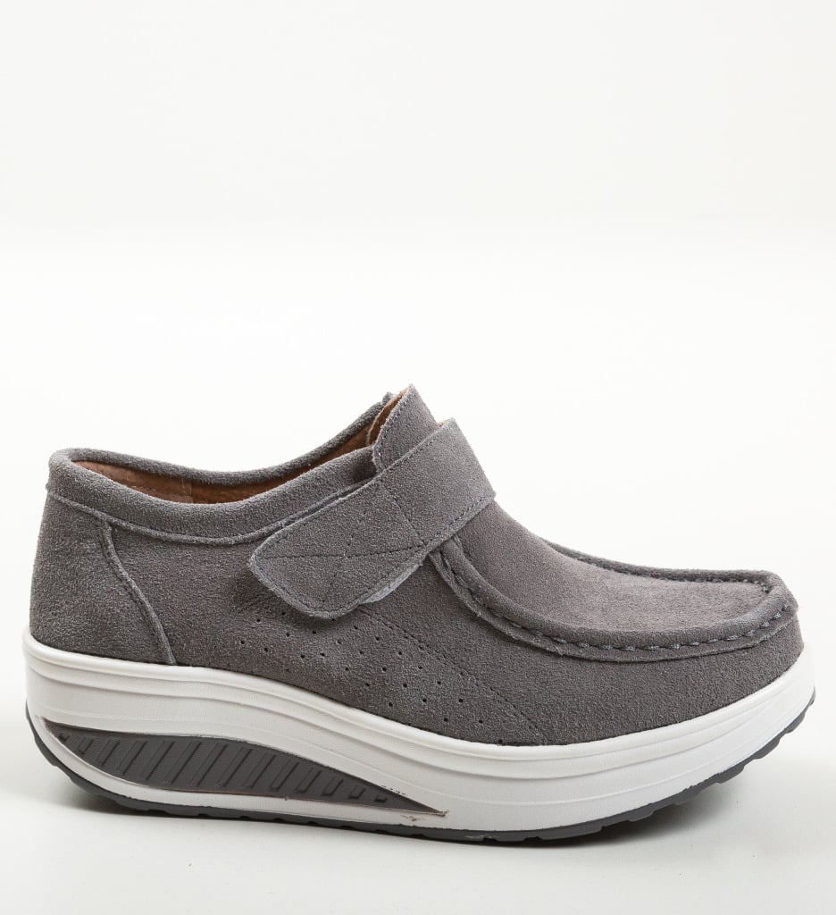 Pantofi Casual Tinna Gri - 3 | YEO