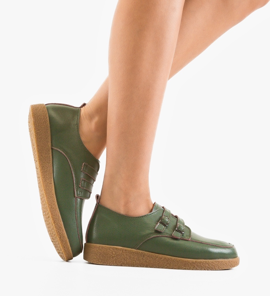 Pantofi Casual Tyche Verzi - 1 | YEO