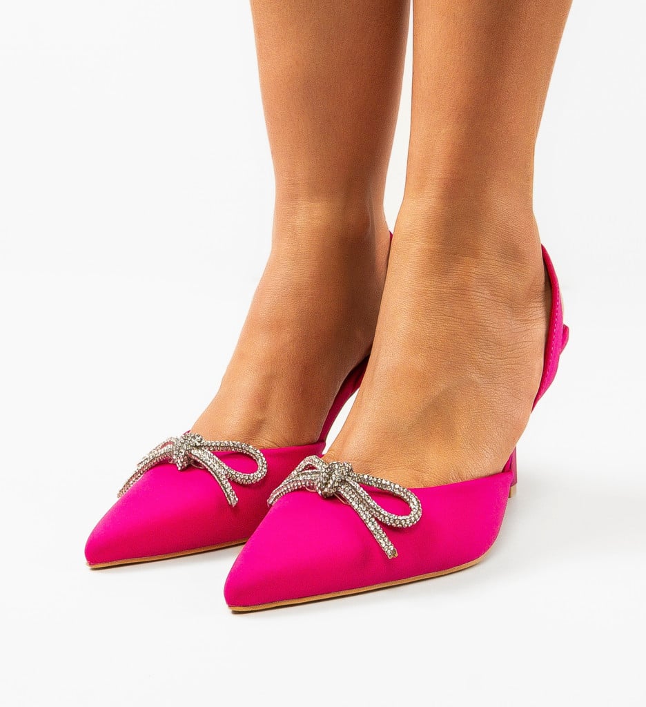 Pantofi cu toc Julay Fuchsia - 2 | YEO