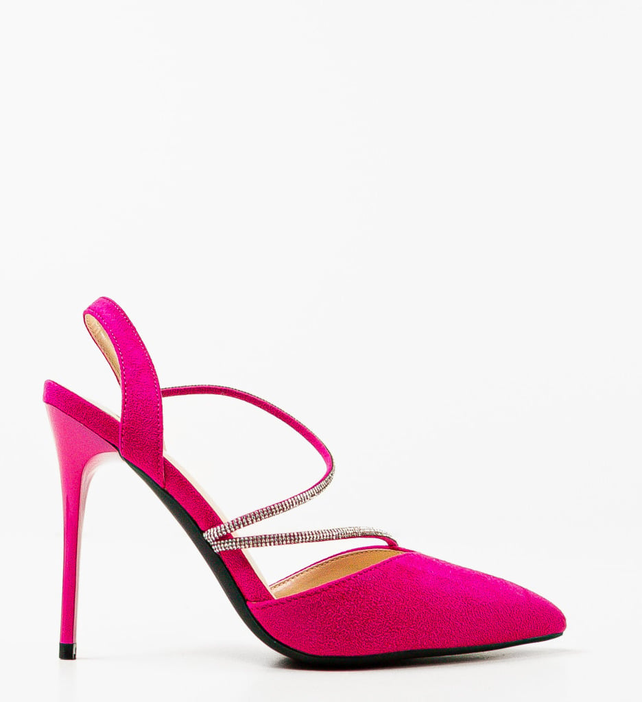 Pantofi cu toc Tuay Fuchsia - 2 | YEO