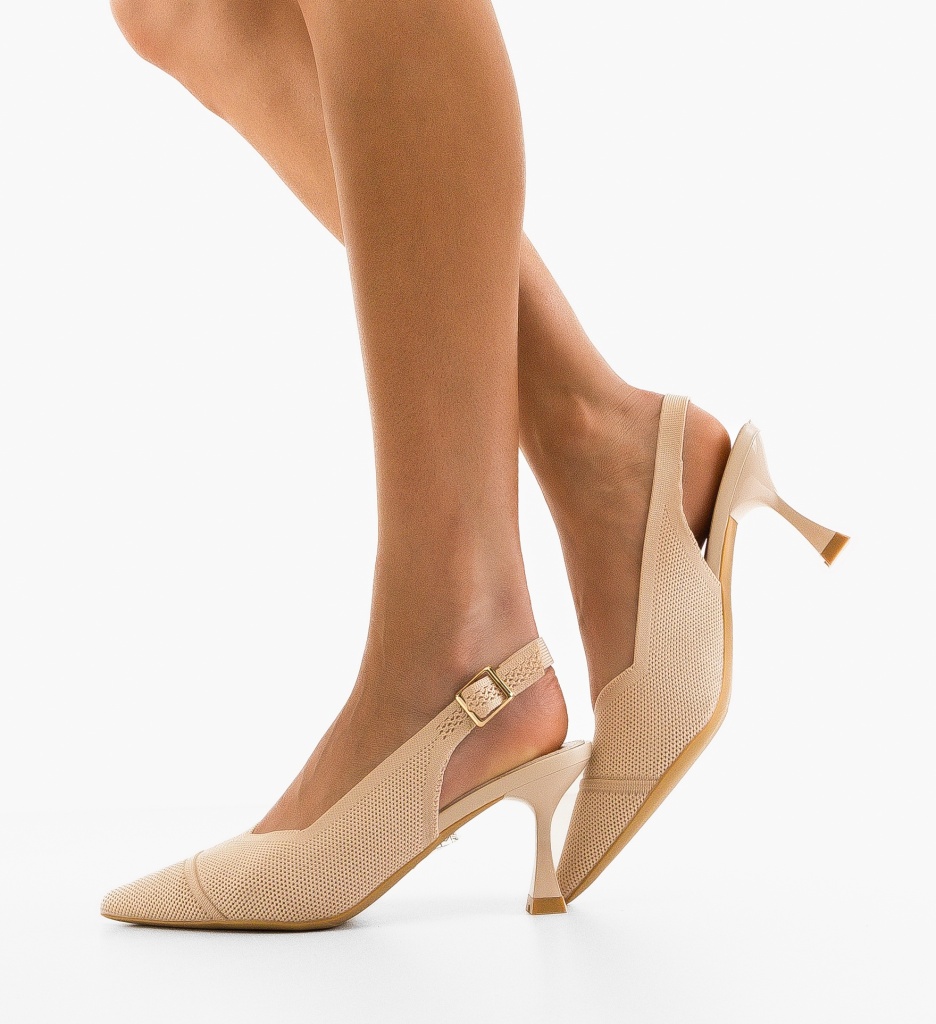 Pantofi dama Aadam Nude - 2 | YEO
