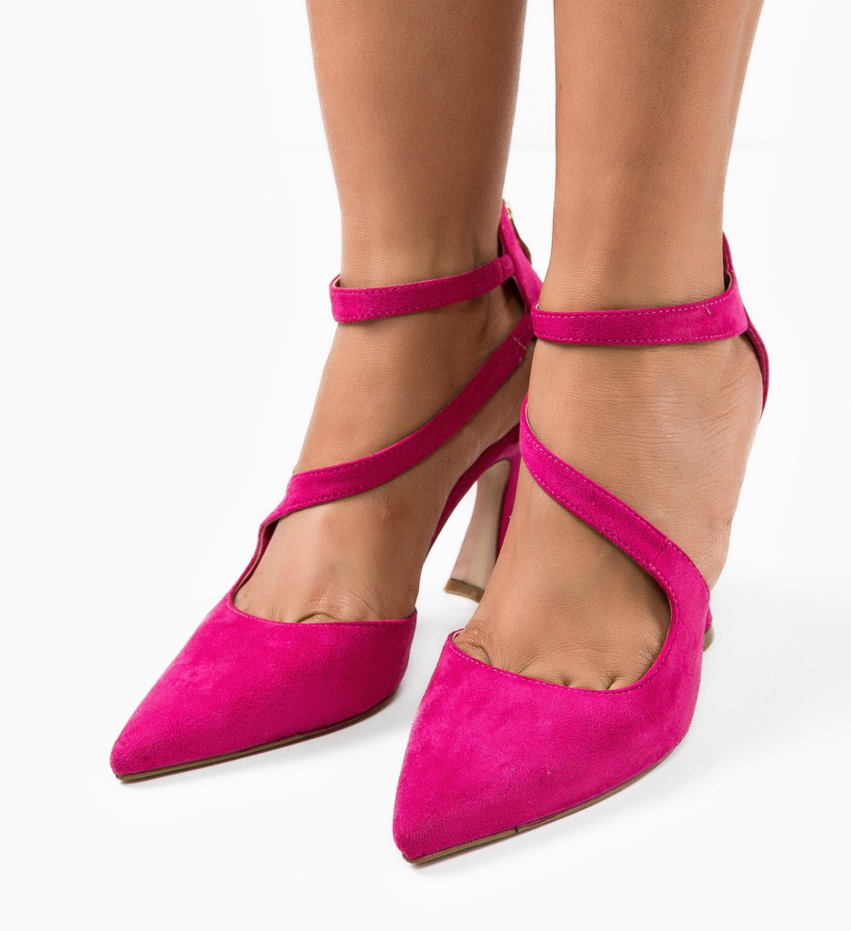 Pantofi dama Abdur Fuchsia - 3 | YEO