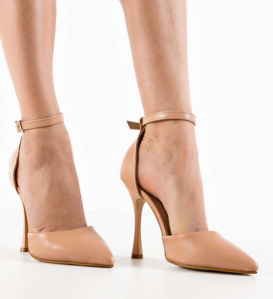 Pantofi dama Arahy Nude - 1 | YEO