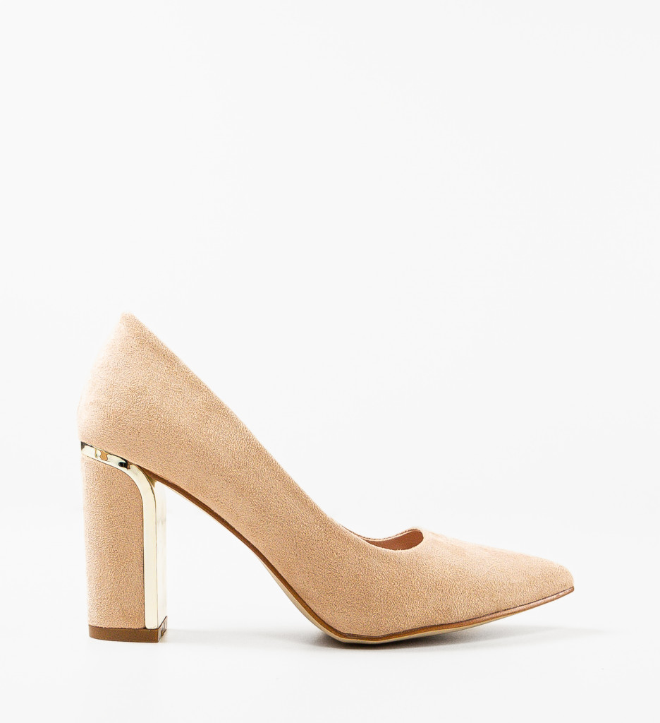 Pantofi dama Ayers Bej - 4 | YEO