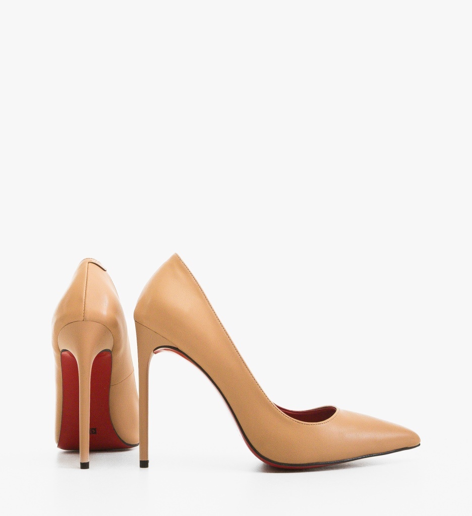 Pantofi dama Butyn Bej - 3 | YEO