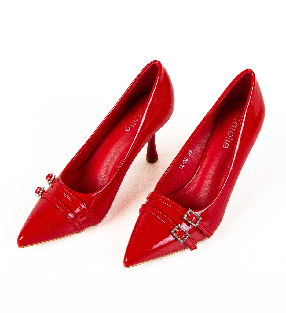 Poze Pantofi dama Carola Rosii depurtat.ro 