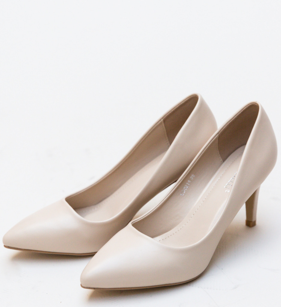 Pantofi dama Cheloo Bej - 3 | YEO