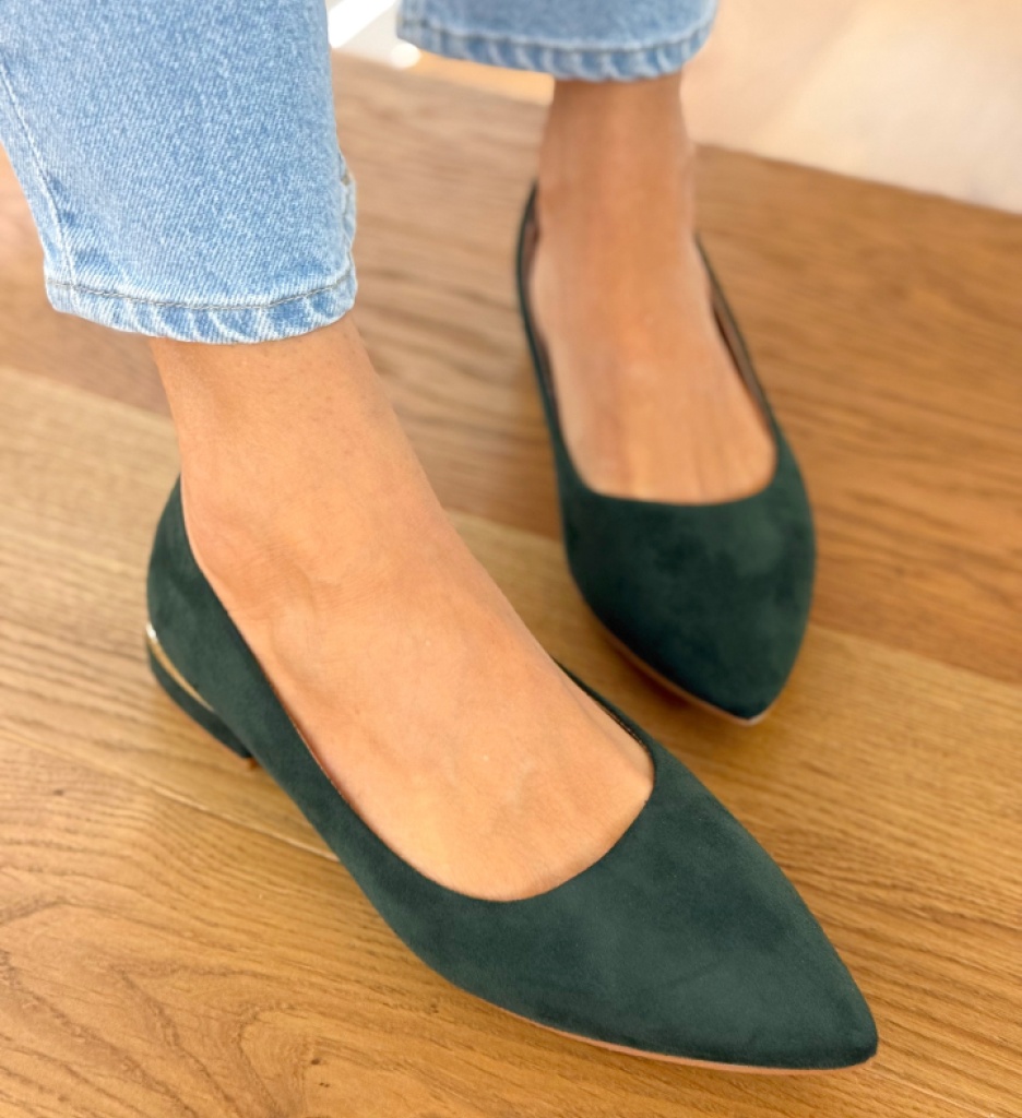 Pantofi dama Depere Verzi - 1 | YEO