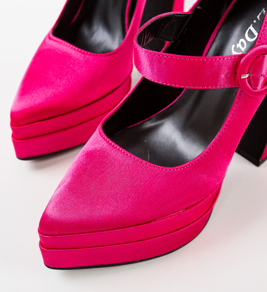 Pantofi dama Fobol Fuchsia - 5 | YEO