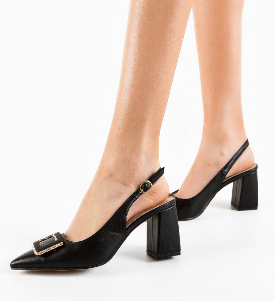 Pantofi dama Gentalya Negre - 2 | YEO