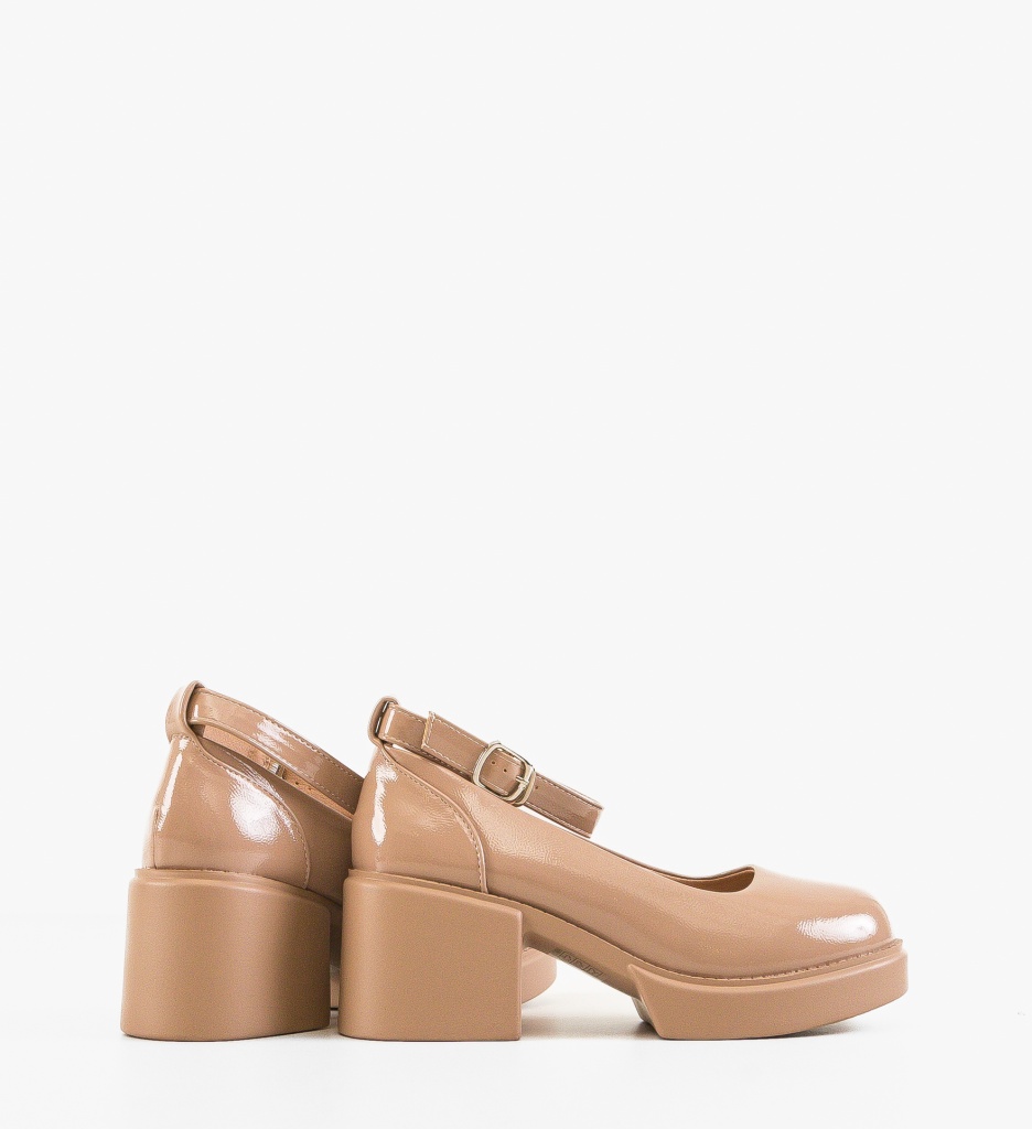 Pantofi dama Grima Bej - 3 | YEO