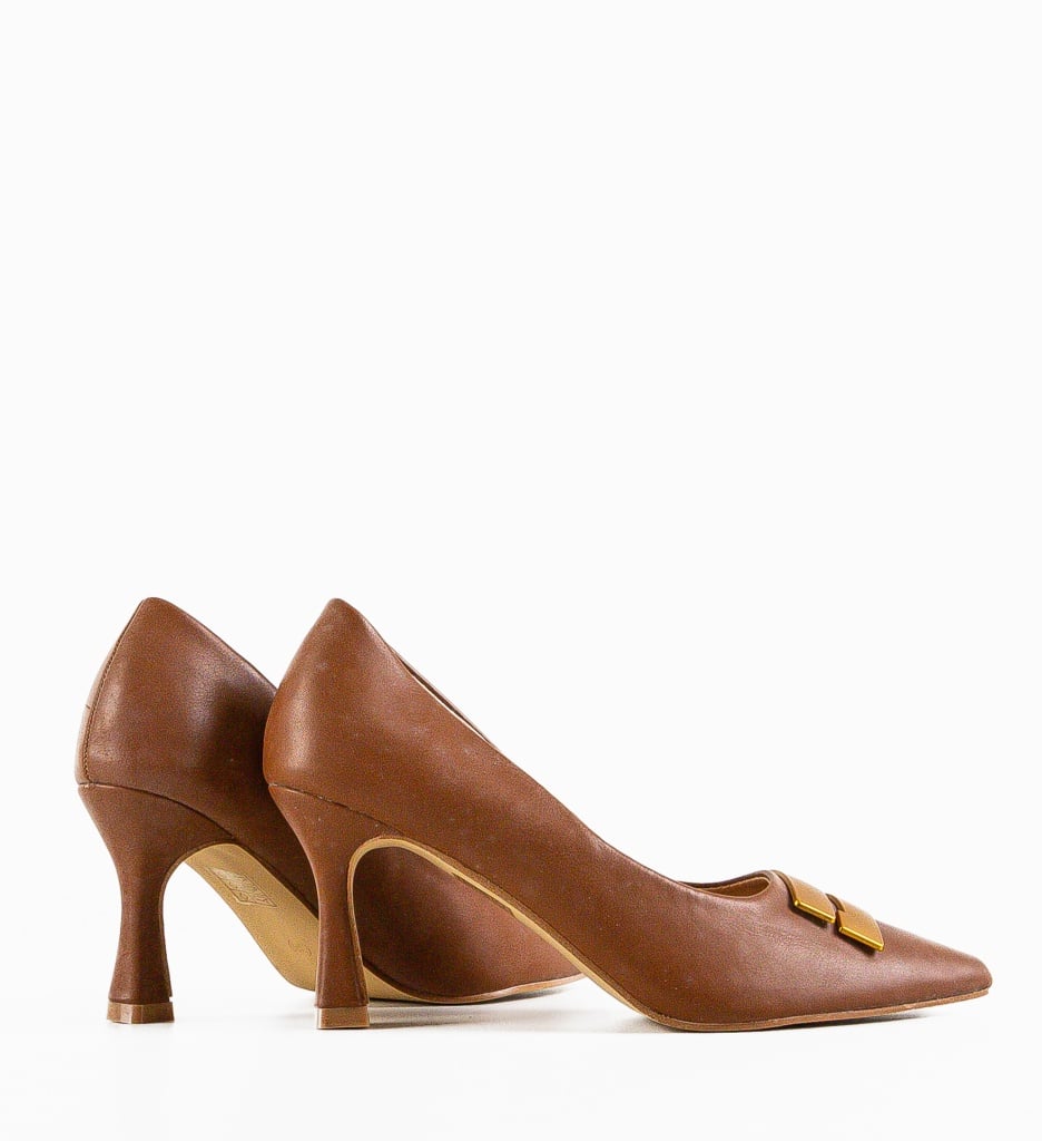 Pantofi dama Jaxy Camel - 4 | YEO