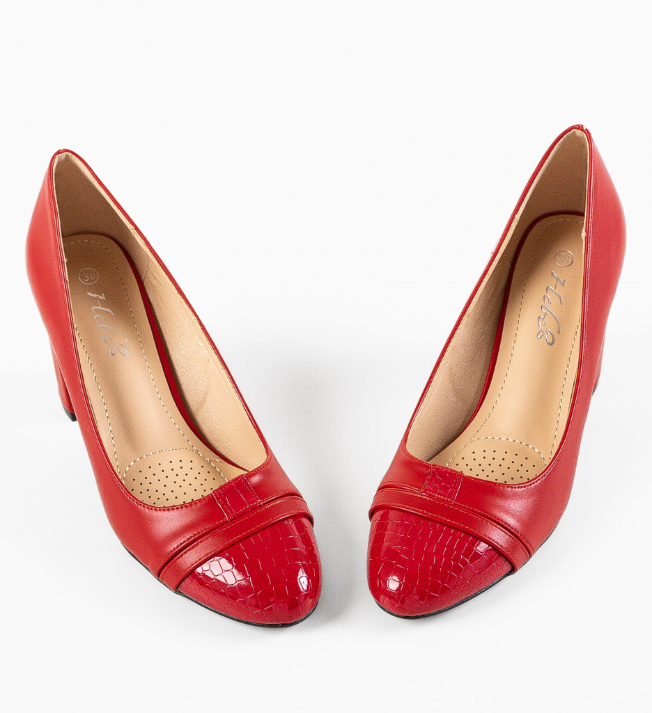 Poze Pantofi dama Lind Rosii depurtat.ro 