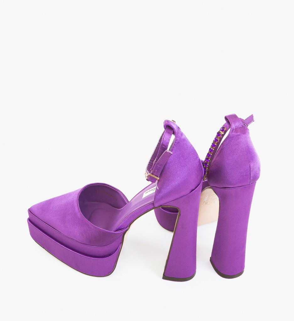 Pantofi dama Lotruc Mov - 3 | YEO